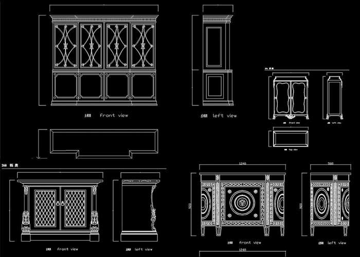 CAD家具制图设计